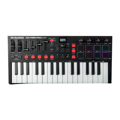 M-Audio Midi Keyboards MINI M-Audio Oxygen Pro USB Powered MIDI Controller With Smart Controls & Auto Mapping 