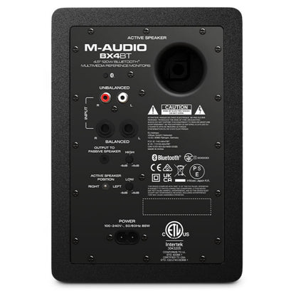 M-Audio Monitor Speakers M-Audio BX4 BT 120-Watt Multimedia Bluetooth Reference Monitors Speaker - Pair