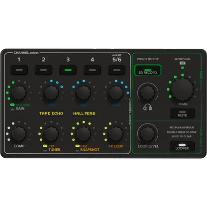 Mackie Active PA Speakers Mackie ShowBox Battery-Powered All-in-One Live Performance Rig with Breakaway Mix Control