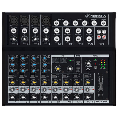 Mackie Analog Mixers Mackie Mix12FX 12-Channel Compact Mixer with FX 230V EU