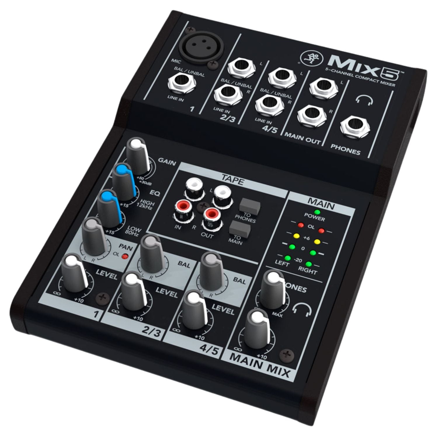 Mackie Analog Mixers Mackie Mix5 230V EU 5-Channel Compact Mixer