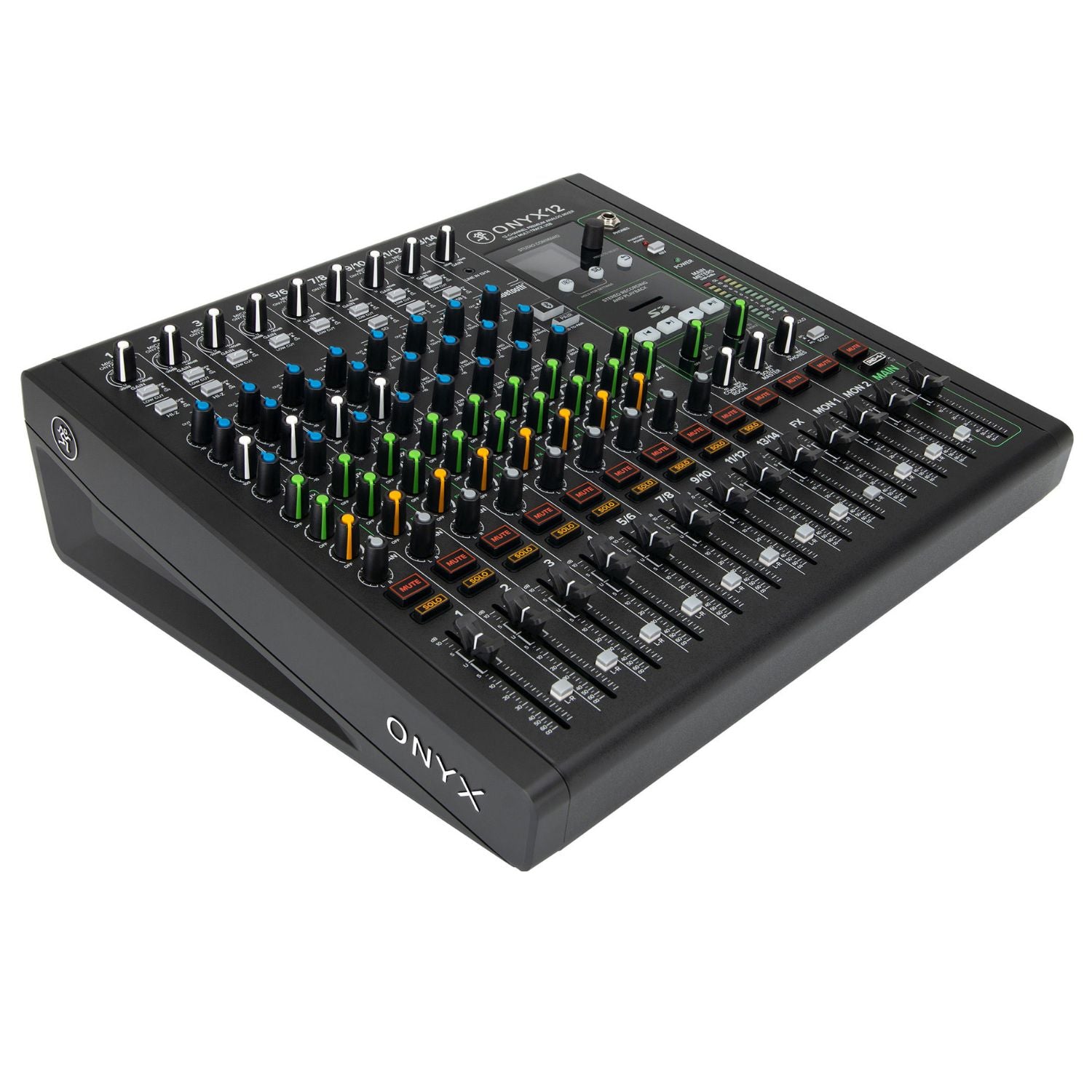 Mackie Analog Mixers Mackie ONYX12 12-Channel Premium Analog USB Mixer