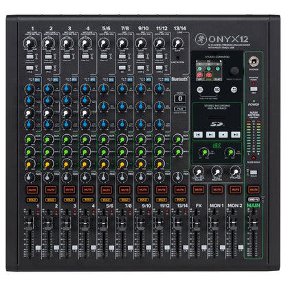 Mackie Analog Mixers Mackie ONYX12 12-Channel Premium Analog USB Mixer