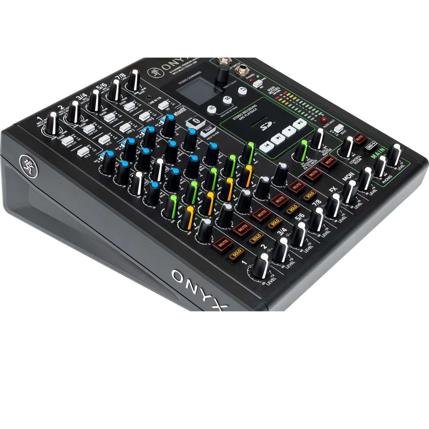 Mackie Analog Mixers Mackie ONYX8 8-Channel Premium Analog USB Mixer