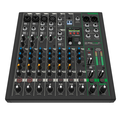 Mackie Analog Mixers Mackie PROFX10V3+ 10-Channel Analog Mixer with Enhanced FX USB Recording Modes and Bluetooth