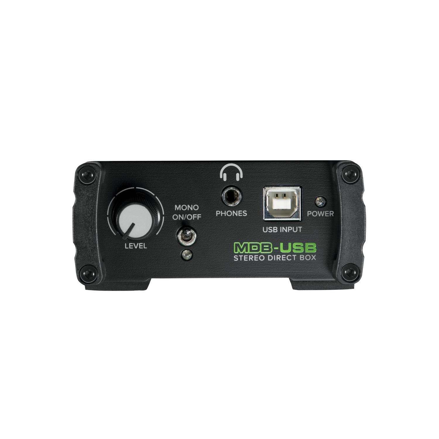 Mackie D I Boxes Mackie MDB USB Active Stereo DI Box with USB and Control