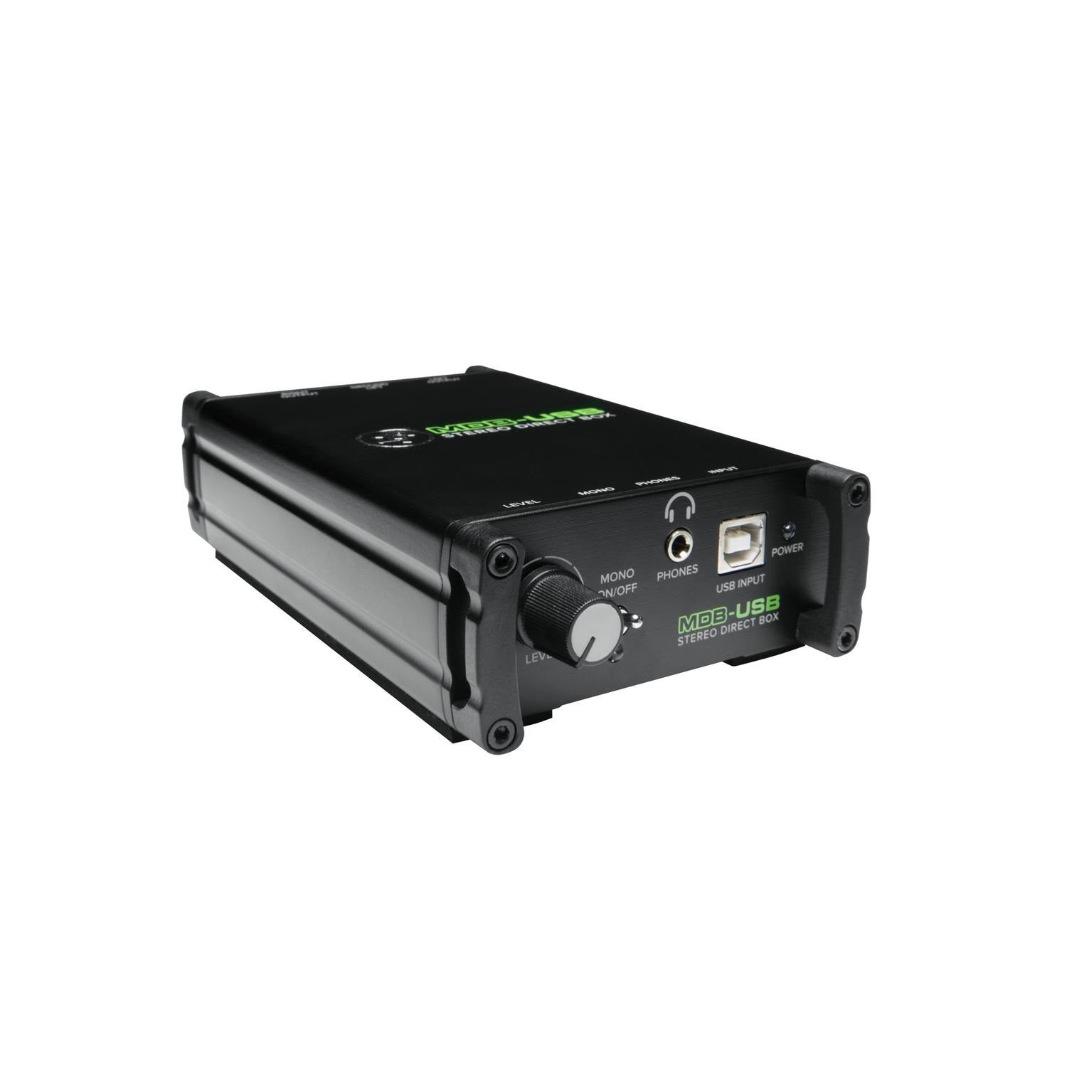 Mackie D I Boxes Mackie MDB USB Active Stereo DI Box with USB and Control