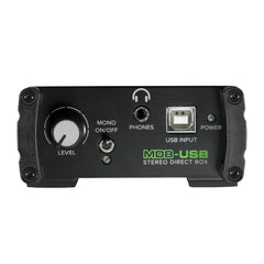 Mackie D I Boxes Mackie MDB USB Active Stereo DI Box with USB and Control