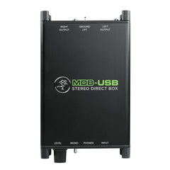 Mackie D I Boxes Mackie MDB USB Active Stereo DI Box with USB and Control