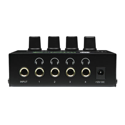 mackie headphone amplifiers mackie hm 4 4 channel headphone amplifier with single source
