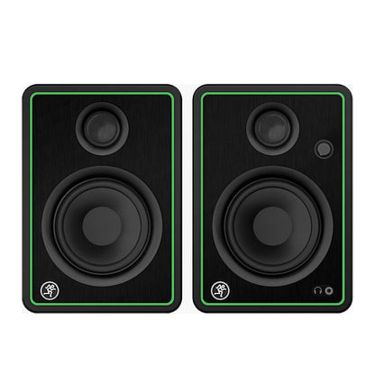 mackie monitor speaker bundles mackie cr4 xbt class d studio multimedia monitors with bluetooth, isolation foam pads, cables & ebook - pair