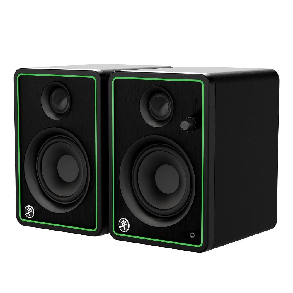 mackie monitor speaker bundles mackie cr4 xbt class d studio multimedia monitors with bluetooth, isolation foam pads, cables & ebook - pair