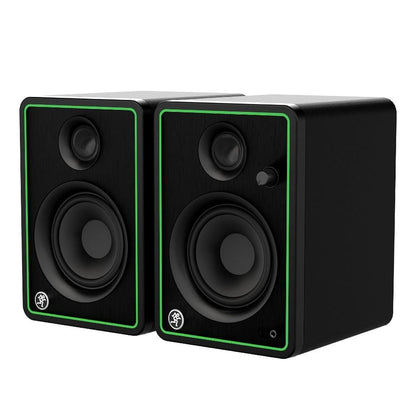 mackie monitor speaker bundles mackie cr4 xbt class d studio multimedia monitors with bluetooth, isolation foam pads, cables & ebook - pair