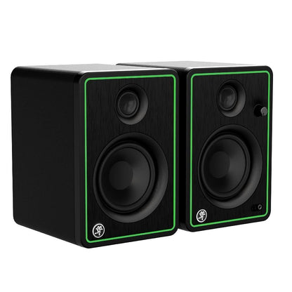 mackie monitor speaker bundles mackie cr4 xbt class d studio multimedia monitors with bluetooth, isolation foam pads, cables & ebook - pair