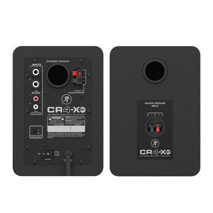 mackie monitor speaker bundles mackie cr4 xbt class d studio multimedia monitors with bluetooth, isolation foam pads, cables & ebook - pair