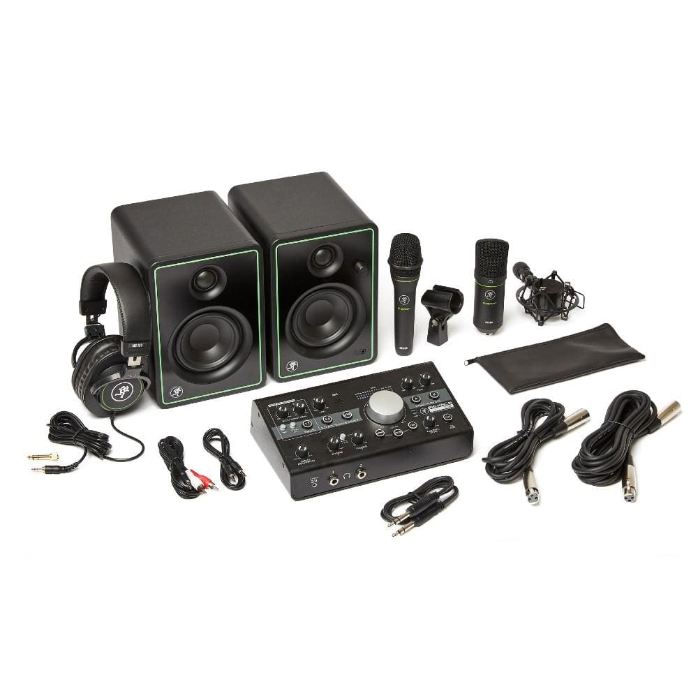 Mackie Monitor Speakers Mackie Studio Bundle Creative Multimedia Monitor Pair and Microphone