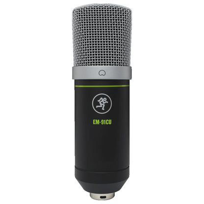 Mackie USB Microphones Black Mackie EM-91CU Large Diaphragm USB Condenser Microphone