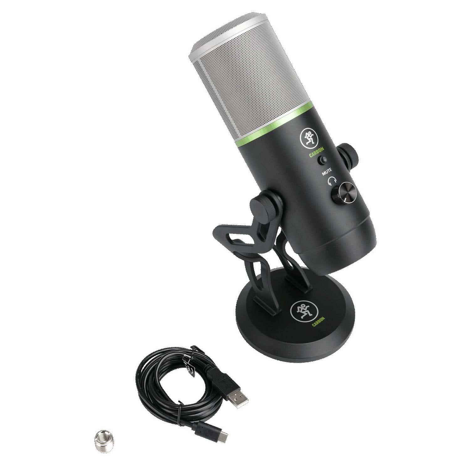 Mackie USB Microphones Black Mackie EM-Carbon Premium USB Condenser Microphone 