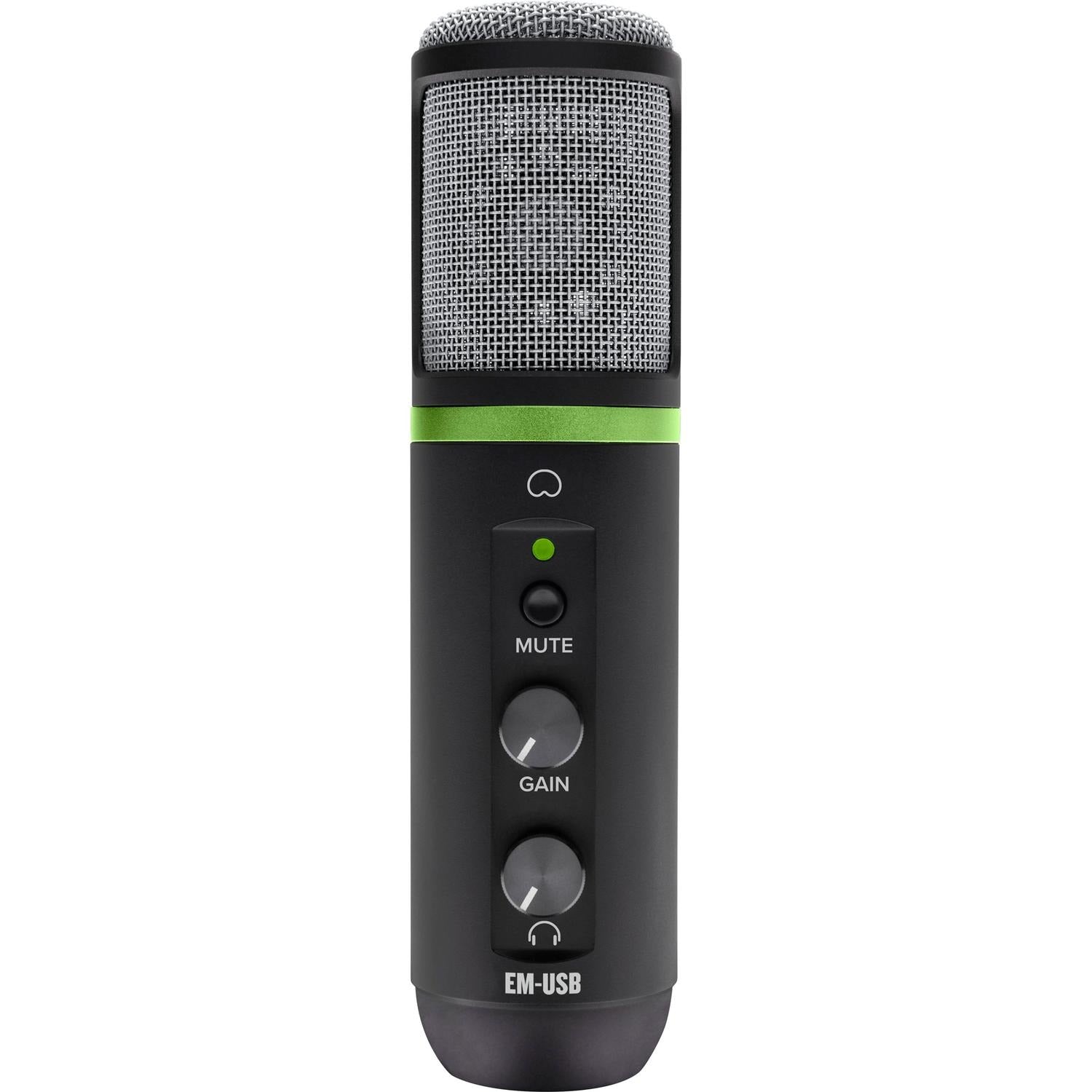 Mackie USB Microphones Black Mackie EM-USB Premium USB Condenser Microphone 