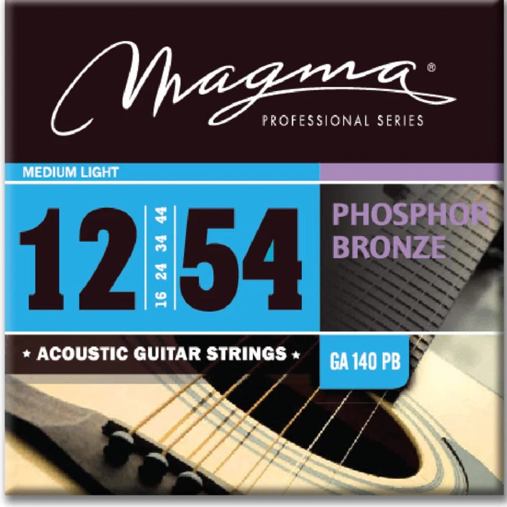 magma acoustic guitar strings magma ga140pb 012-054 acoustic guitar string