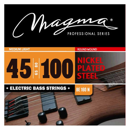 magma bass guitar strings medium light magma nickel plated steel round wound long scale electric bass guitar strings 