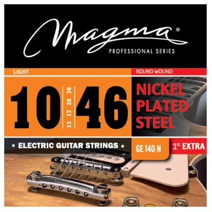 Magma Electric Guitar Strings Light Magma Nickel Plated Steel Round Wound Electric Guitar Strings