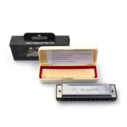 Magma Harmonicas Magma H1004B Key C 10 Holes Diatonic Harmonica