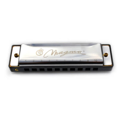 Magma Harmonicas Magma H1004B Key C 10 Holes Diatonic Harmonica