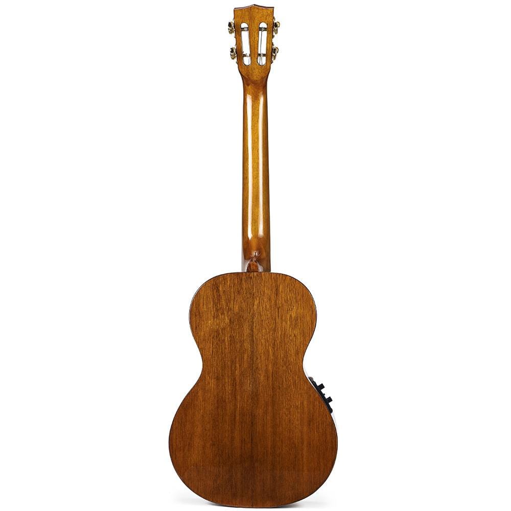 mahalo baritone ukuleles mahalo mj4vt semi electric baritone ukulele with bag 