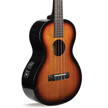mahalo baritone ukuleles mahalo mj4vt semi electric baritone ukulele with bag 