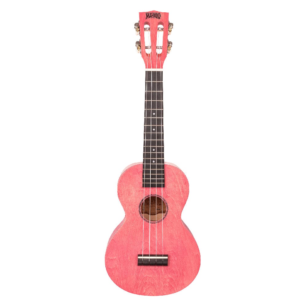Mahalo Concert Ukuleles Coral Pink Mahalo Island Series Concert Ukulele With Bag