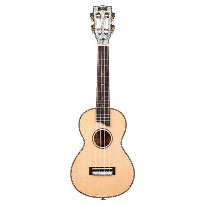 Mahalo Concert Ukuleles Natural Mahalo Pearl Series Electro Acoustic Concert Ukulele With Bag