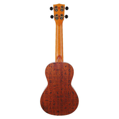 Mahalo Concert Ukuleles Pharaoh Mahalo Artist Elite Series Laser Engraved Concert Ukulele With Bag