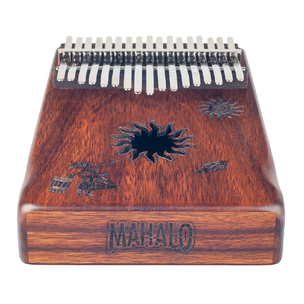 Mahalo Hand Percussions Tropical Mahalo Graphic Art Design Kalimba