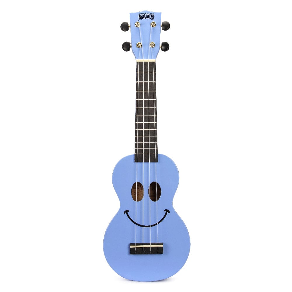 Mahalo Soprano Ukuleles Light Blue Mahalo U-Smile Series Soprano Ukulele With Bag