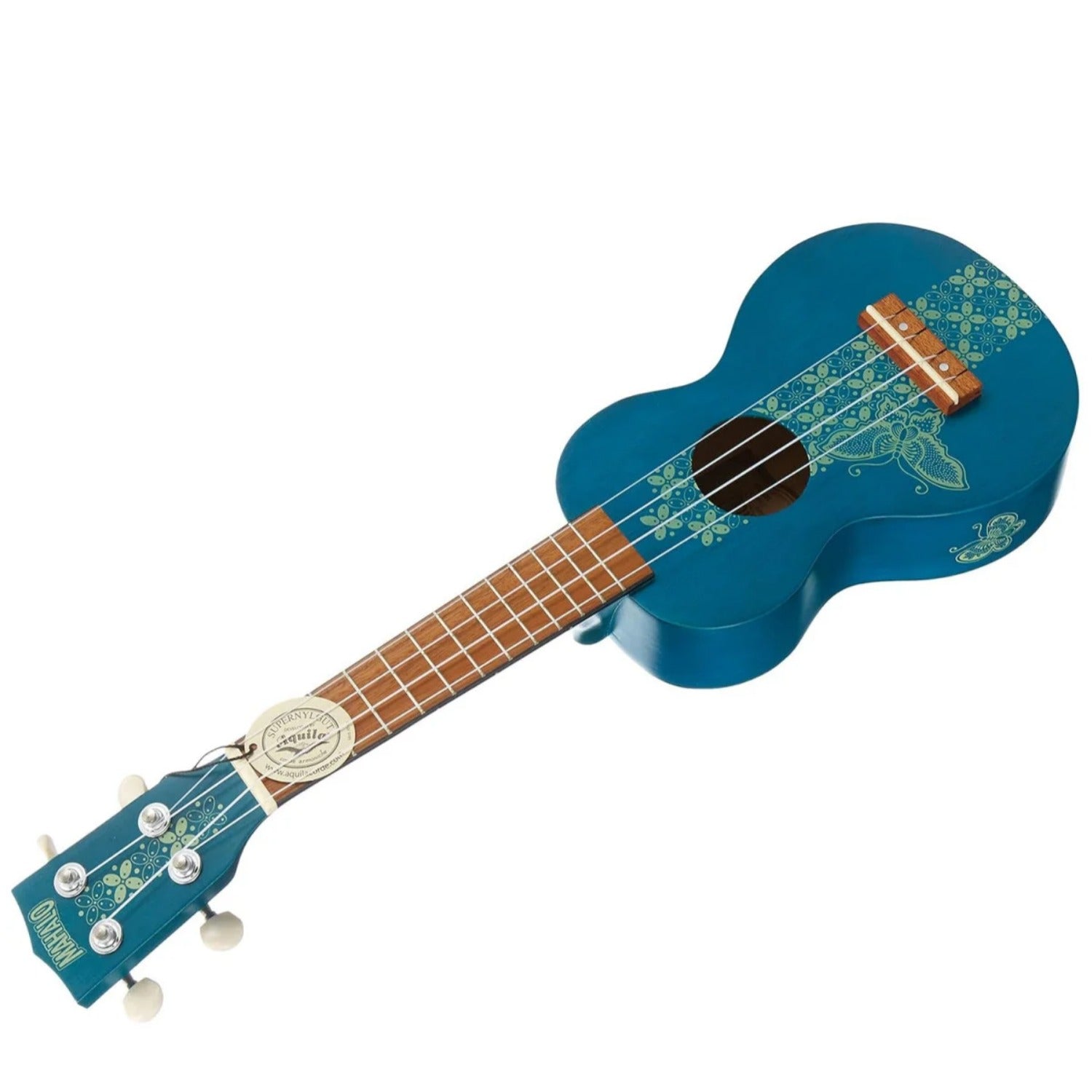 Mahalo Soprano Ukuleles Mahalo MK1BA Kahiko Plus Soprano Ukulele with Gigbag #color_trans-blue