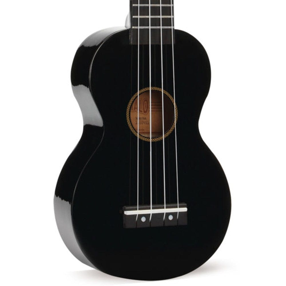 mahalo soprano ukuleles mahalo mr1 rainbow series soprano ukulele with bag   #color_black