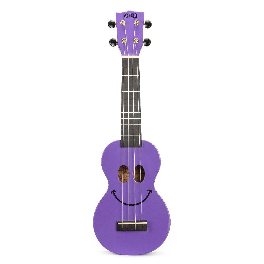 Mahalo Soprano Ukuleles Purple Mahalo U-Smile Series Soprano Ukulele With Bag