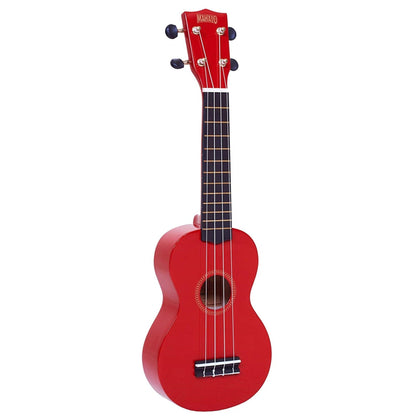 mahalo soprano ukuleles red mahalo mr1 rainbow series soprano ukulele with bag   