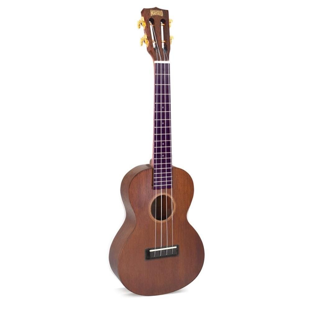 mahalo tenor ukuleles transparent brown mahalo java series tenor ukulele with bag      #color_transparent-brown