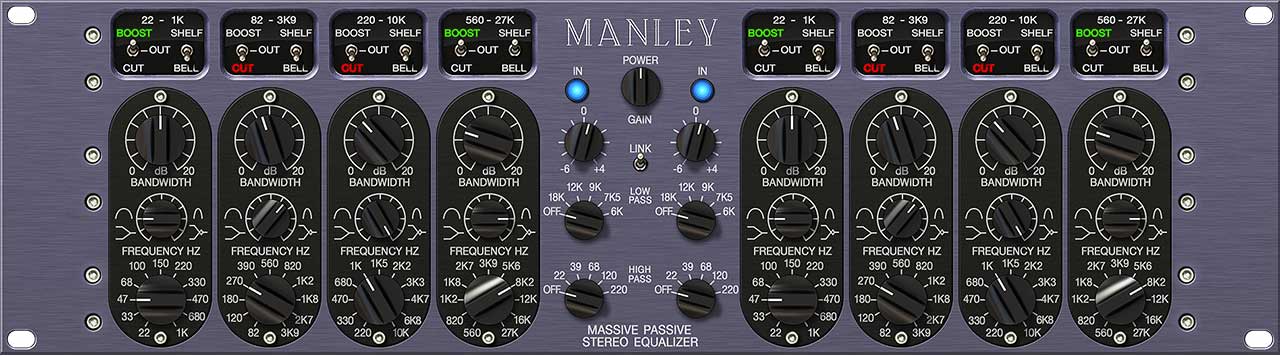 UAD Manley Massive Passive EQ: Passive Equalizer Plugin