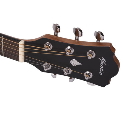 mantic acoustic guitars natural mantic ag-1c dreadnought 6 string acoustic guitar     