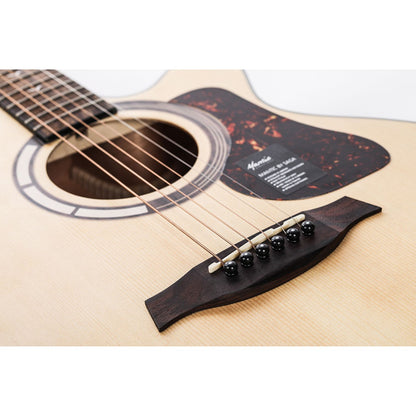 Mantic Acoustic Guitars Natural Mantic GT-1AC Auditorium Cutaway 6 String Acoustic Guitar