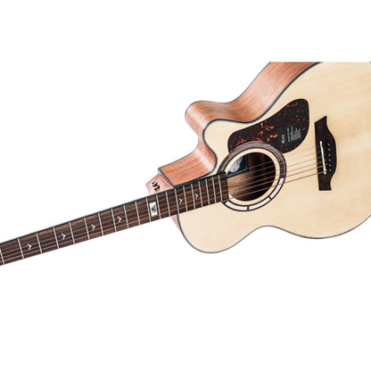 Mantic Acoustic Guitars Natural Mantic GT-1AC Auditorium Cutaway 6 String Acoustic Guitar