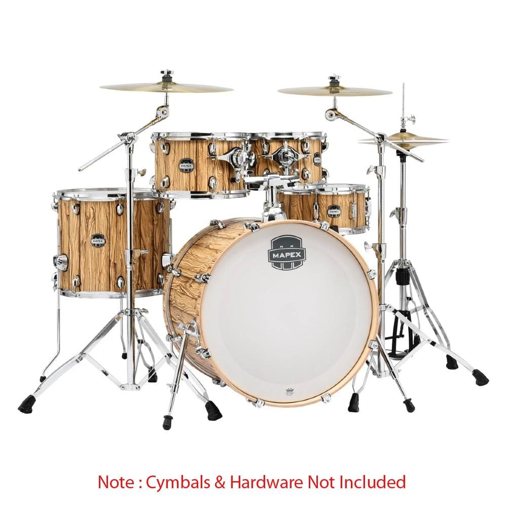 mapex acoustic drum kits driftwood mapex ma529sfkw mars series 5 pcs hybrid drum shell pack    #color_driftwood