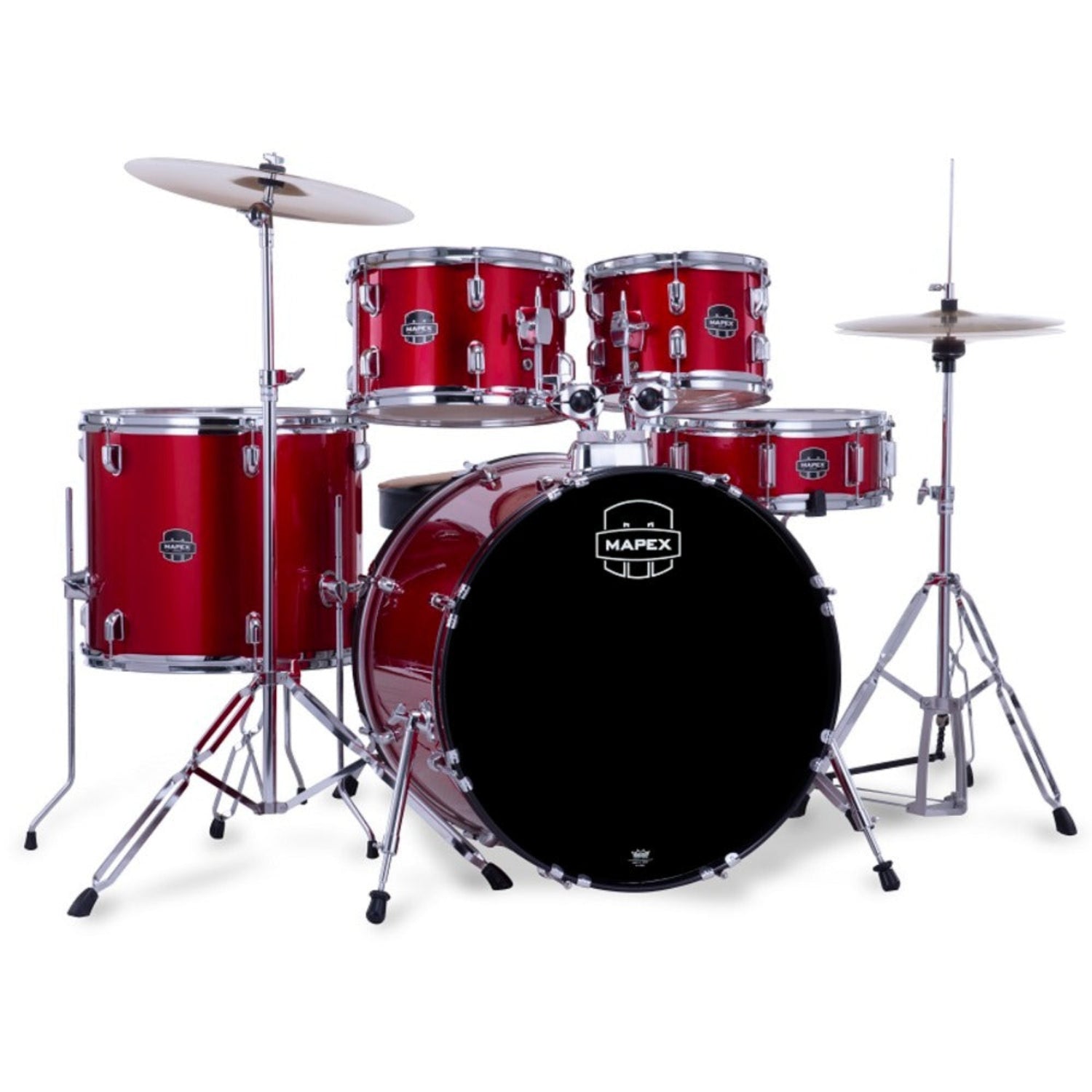 Mapex Acoustic Drum Kits Infra Red Mapex CM5294FTC Comet 5 Piece Hybrid Acoustic Drum Set