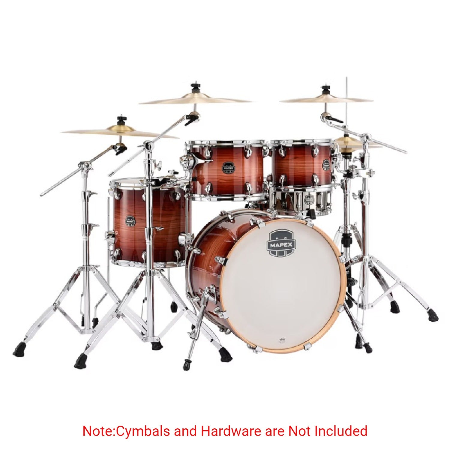 Mapex Acoustic Drum Kits Mapex AR504S Armory Series Shell Pack Acoustic Drum Kit