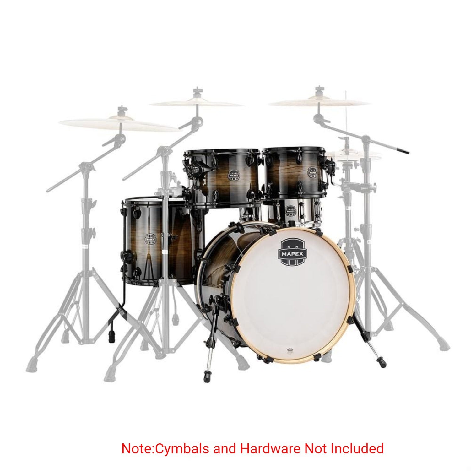 Mapex Acoustic Drum Kits Mapex AR504S Armory Series Shell Pack Acoustic Drum Kit