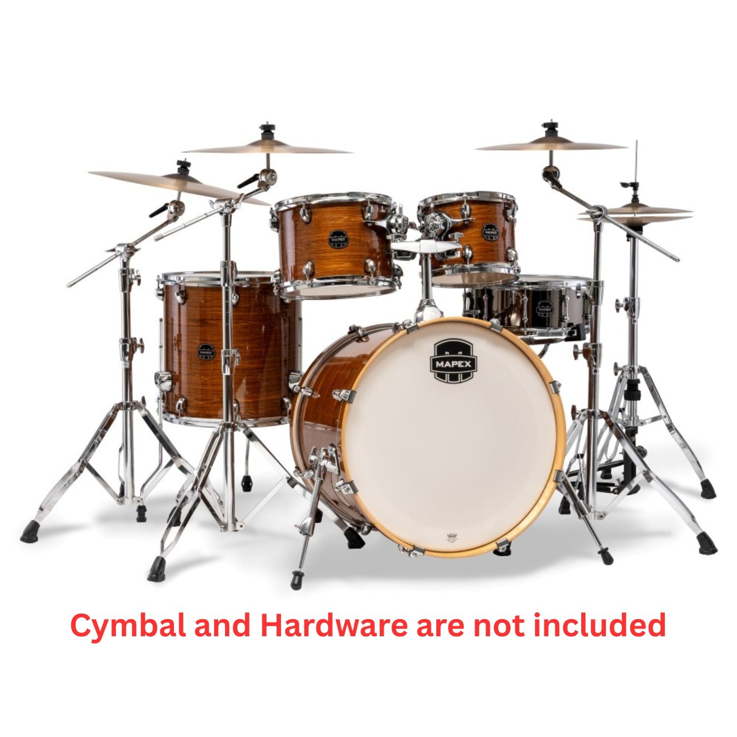 Mapex Acoustic Drum Kits Mapex Armory Series 5 Pcs Hybrid Rock Shell Pack Acoustic Drum Kit #color_roasted-chestnut