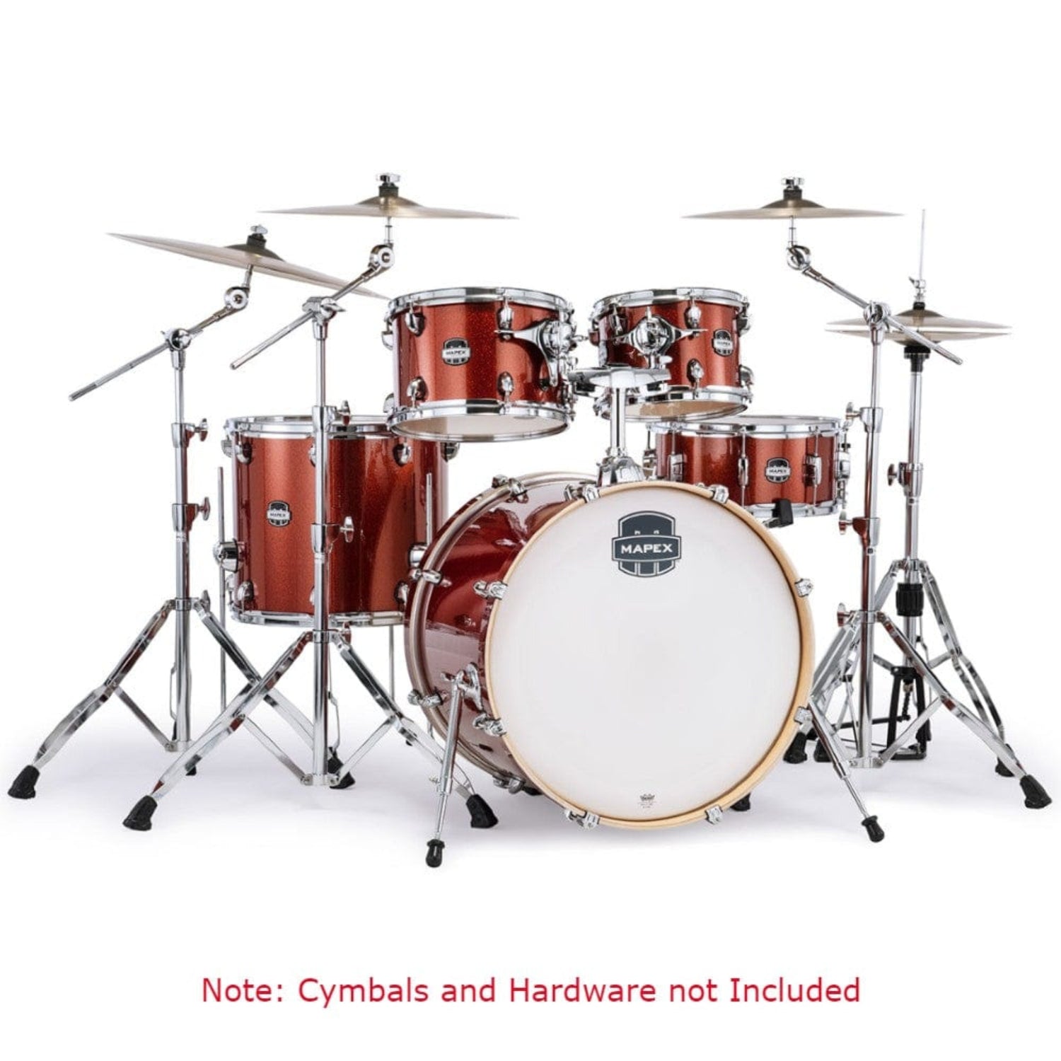 Mapex Acoustic Drum Kits Mapex MA529SF Mars Birch 5 Piece Rock Shell Pack